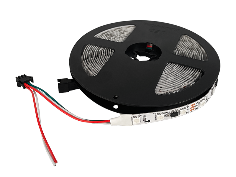 Адресна світлодіодна стрічка SPI OEM WS2811 SMART 1 м SMD5050 60 LED 12В 14.4Вт IP20 FULL RGB (6501)