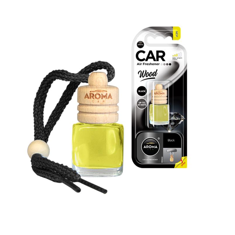 Ароматизатор Aroma Car Wood Black, 6ml жидкий