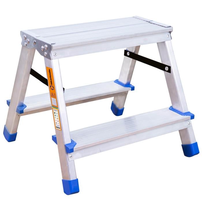 Лестница-стремянка двухсторонняя BLUETOOLS Expert 2 ступеньки (160-9070)