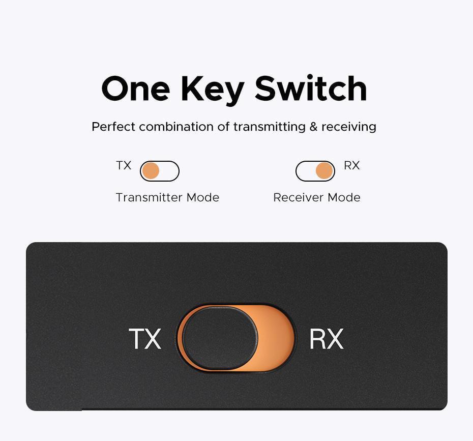 Адаптер аудіо Ugreen Bluetooth 5.4 3.5 мм 0.5-1.5 м (45236) - фото 7
