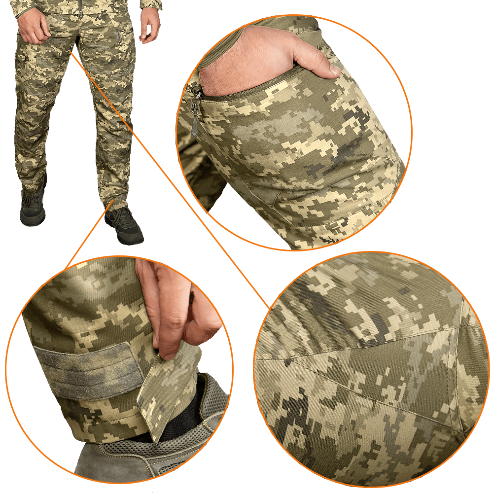 Костюм военный Camotec Stalker 3.0 Twill L Пиксель (8047) - фото 4