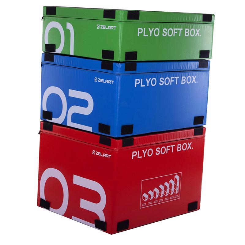 Набір пліометричний Plyo Boxes FI-3635 (56363200) - фото 1