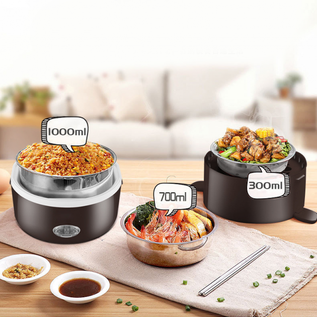 Портативный электрический Ланч-бокс на 2 литра - фото 6