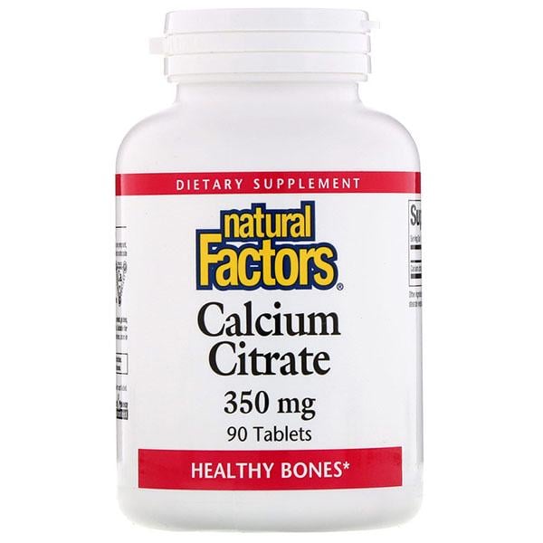 Микроэлемент кальций Natural Factors Calcium Citrate 350 мг 90 табл. (000027085)