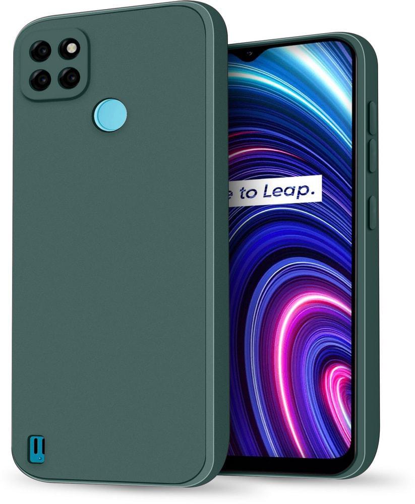 Силіконовий чохол HardCorner Realme C21Y (з мікрофіброю) Green (34792-08)
