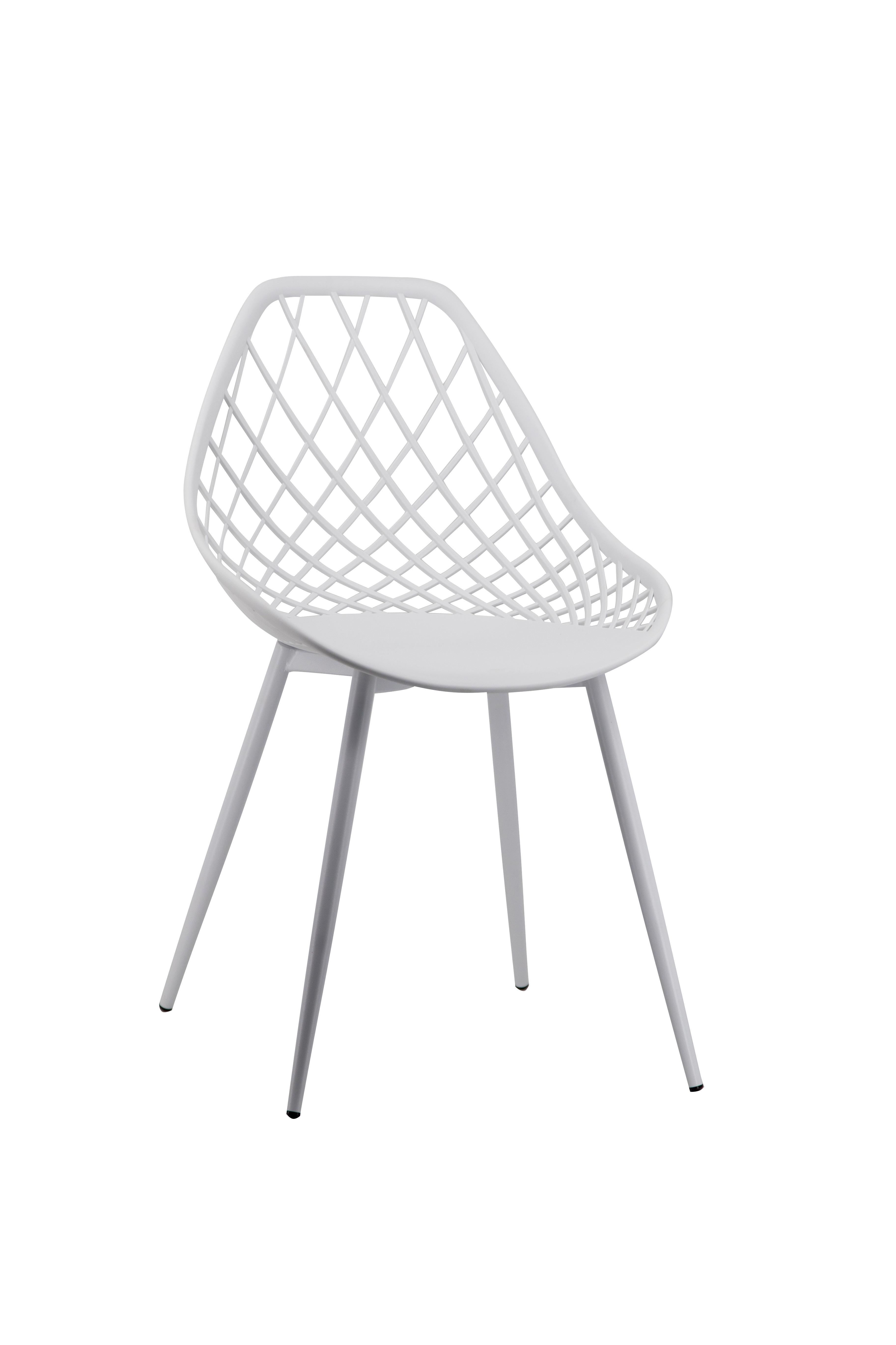 Стул обеденный Wow chair пластиковый Белый (1456)