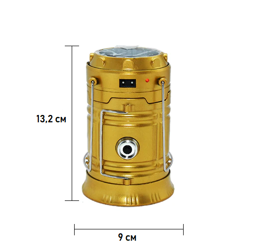 Светодиодный фонарь Explorer flame lamp для кемпинга с солнечной батареей и USB выходом для зарядки - фото 8