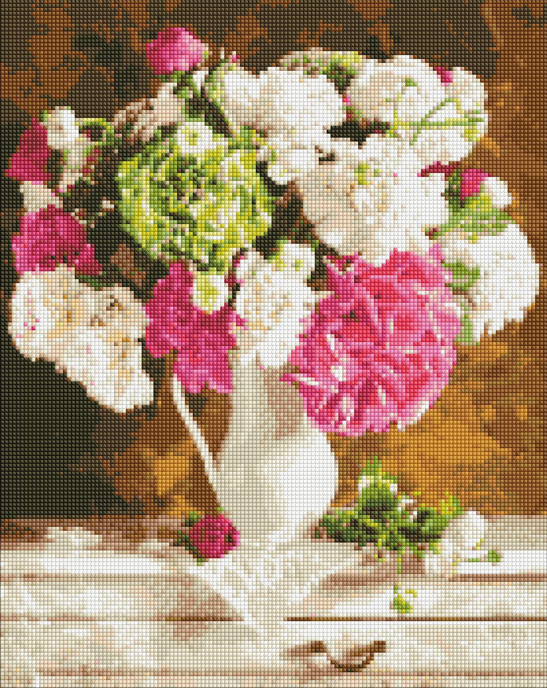 Алмазная мозаика Идейка Нежность в букете 40x50 см (AMO7059)