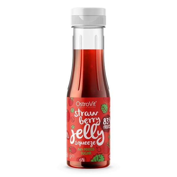 Джем OstroVit Peach Jelly Squeeze 350 г Полуниця Джем OstroVit Peach Jelly Squeeze 350 г Полуниця