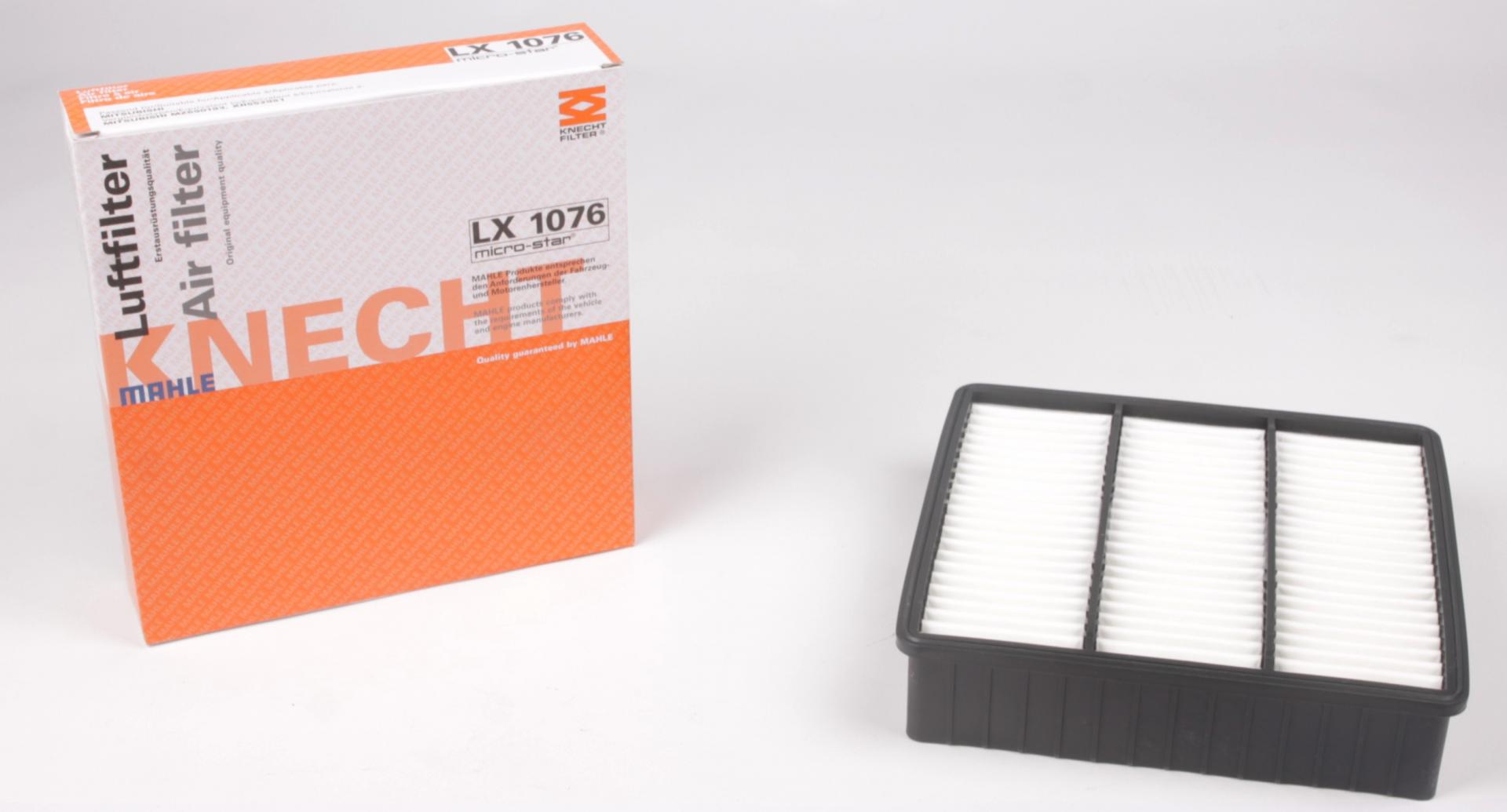 Фильтр воздушный KNECHT для Mitsubishi Colt V/Galant VI/Lancer/Outlander 1,3-2,4TDI 95- (LX 1076)