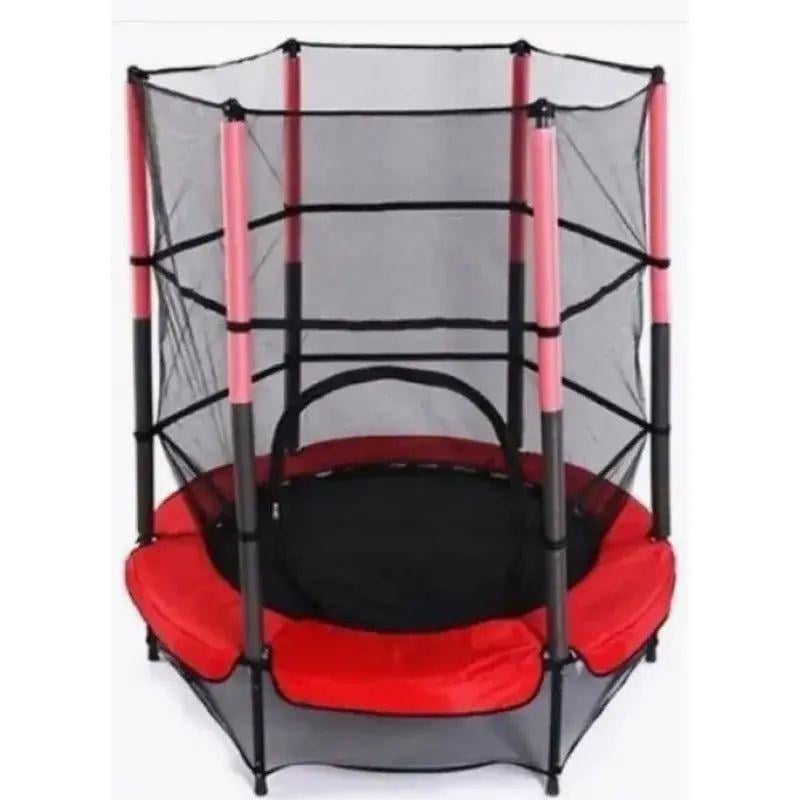 Батут детский для дома TILLY с защитной сеткой d140 см h160 см до 100 кг (BT-RJ-0072) Батут детский для дома TILLY с защитной сеткой d140 см h160 см до 100 кг (BT-RJ-0072)