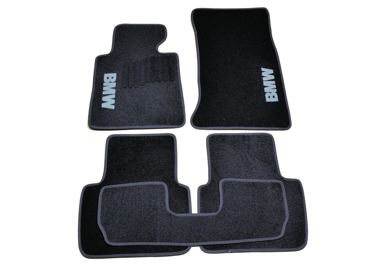 Килимки в салон AVTM ворсові BMW 3 Е46 1998-2006 5 шт. Чорний (BLCCR1040)