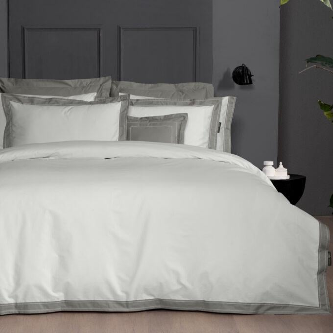 Комплект постельного белья Sarev Layana k.beyaz сатин Делюкс 500TC евро (2000022282943)