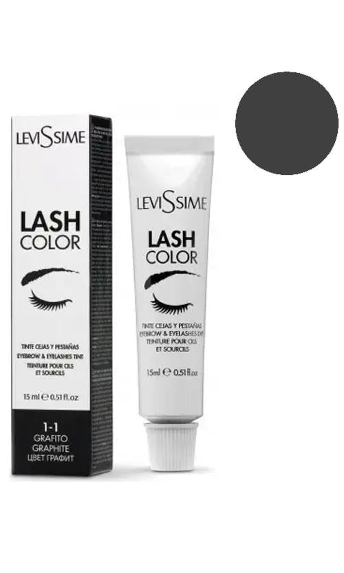 Фарба для брів та вій LeviSsime Eye Brow Color 1-1 Graphite (33143)