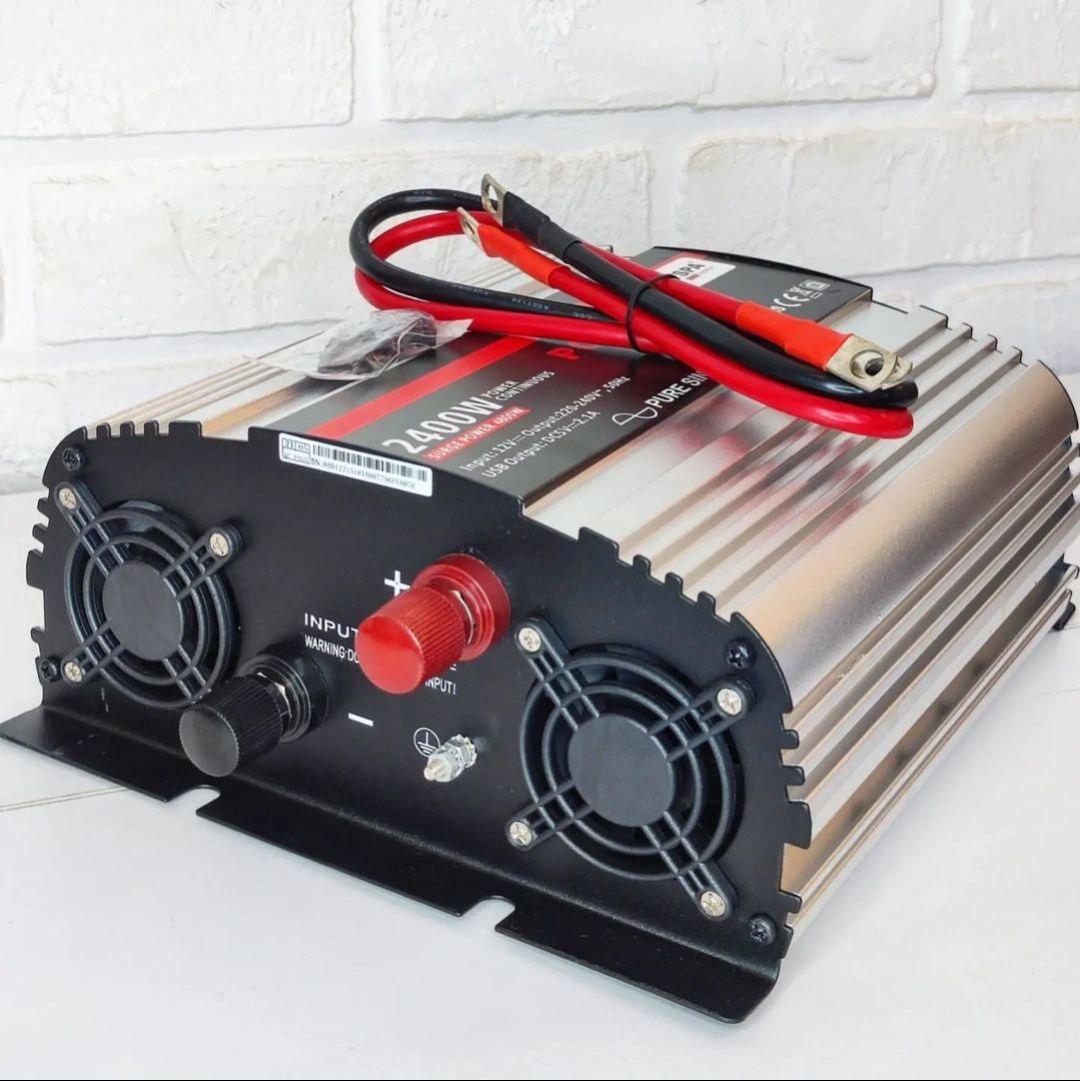 Інвертор Carspa 2400W 12v-220 v чиста синусоїда - фото 2 Інвертор Carspa 2400W 12v-220 v чиста синусоїда - фото 2