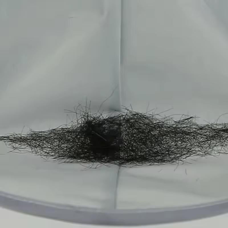 Перукарська накидка-парасолька для стрижки волосся та бороди 60 см Сріблястий - фото 7 Перукарська накидка-парасолька для стрижки волосся та бороди 60 см Сріблястий - фото 7