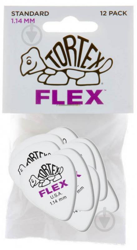Медиаторы Dunlop 428P1.14 Tortex Flex Standard Player's Pack 1.14 mm (12 шт.)