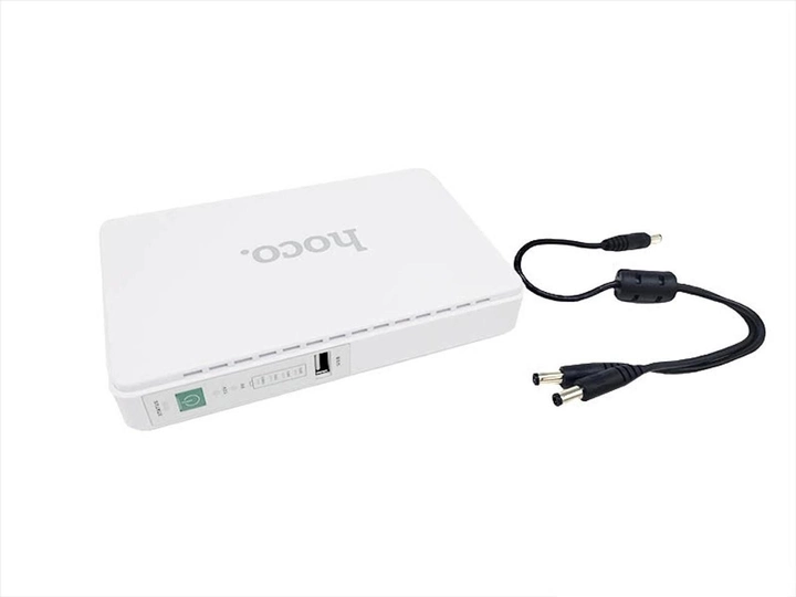 Повербанк для роутерів Hoco DB25 + Smart Mini UPS 5V-9V-12V 8800mAh Білий (12269588) - фото 5