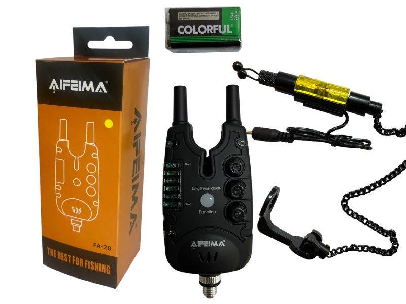 Набор сигнализаторов поклевки Afeima FA-28 антивор и 4 свингера на цепочке (1976420945) - фото 6 Набор сигнализаторов поклевки Afeima FA-28 антивор и 4 свингера на цепочке (1976420945) - фото 6