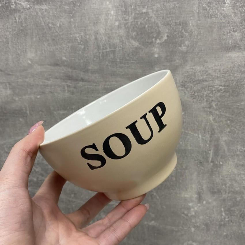 Набір бульйонниць керамічних Interos 20237 650 мл 6 шт. (1788993056) - фото 5