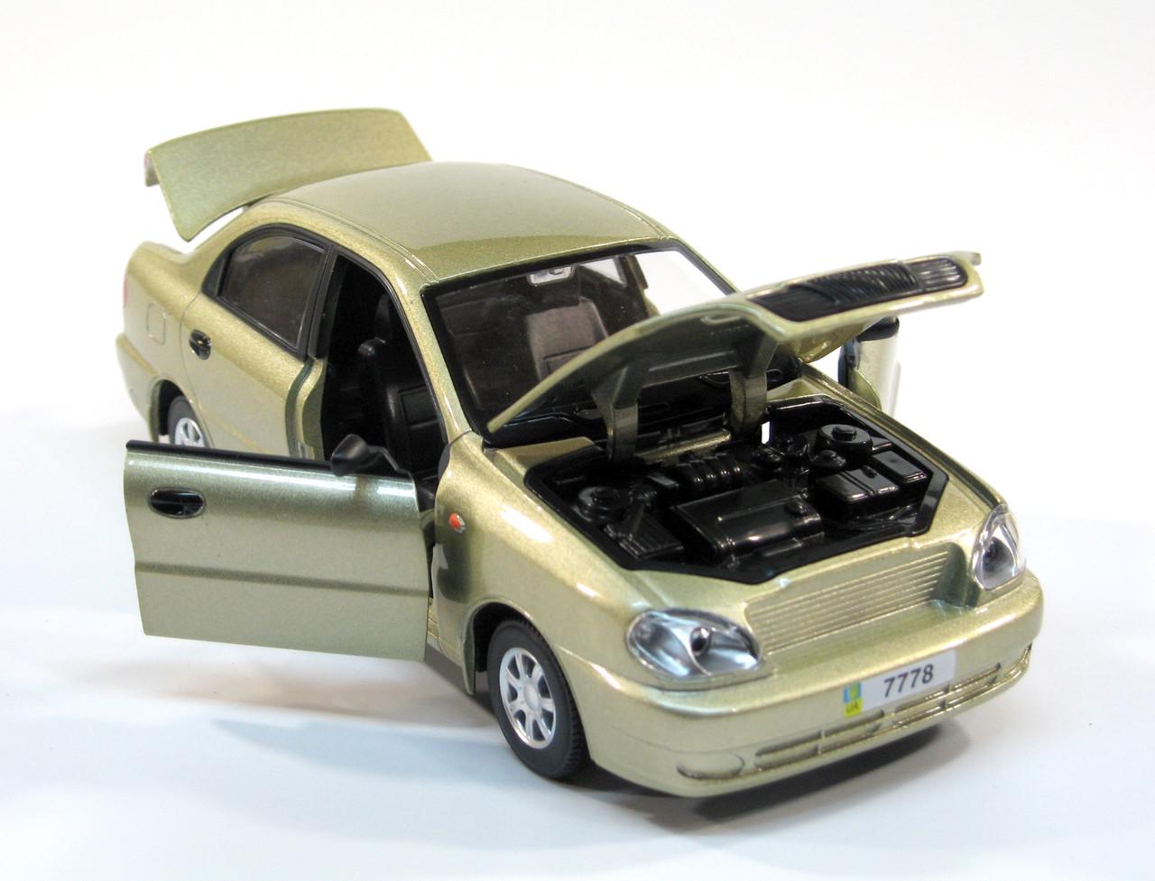 Модель металева Daewoo Lanos (7778 Oliva) - фото 9