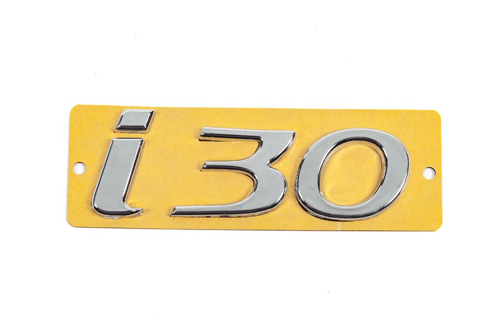 Надпись I30 Davs Auto для Hyundai I-30 2007-2011 гг. abs-пластик Хром