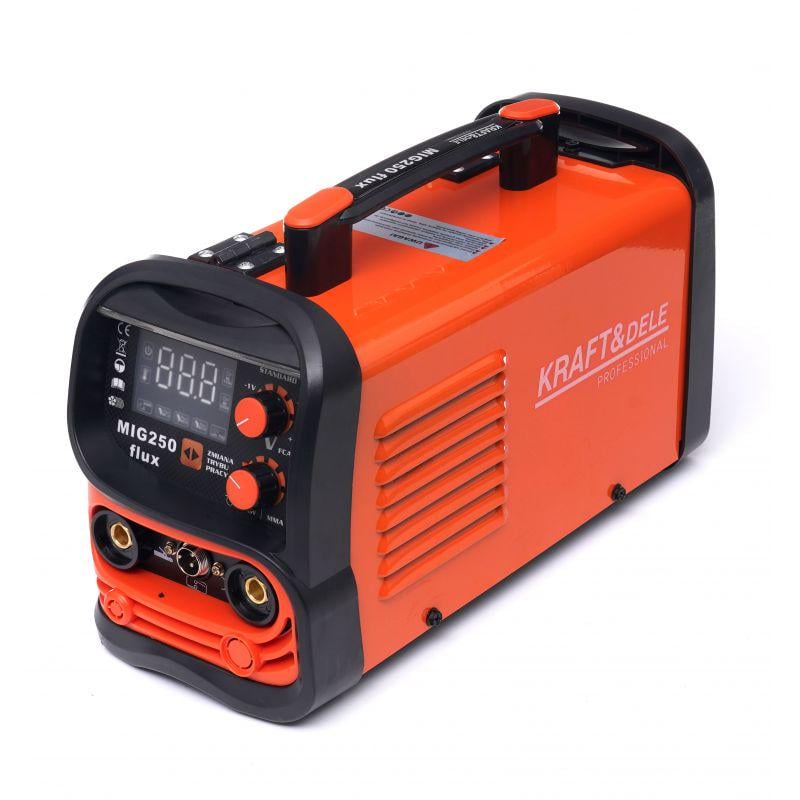 Полуавтоматический сварочный аппарат Kraft&Dele 20-250 А (KD1875) Полуавтоматический сварочный аппарат Kraft&Dele 20-250 А (KD1875)