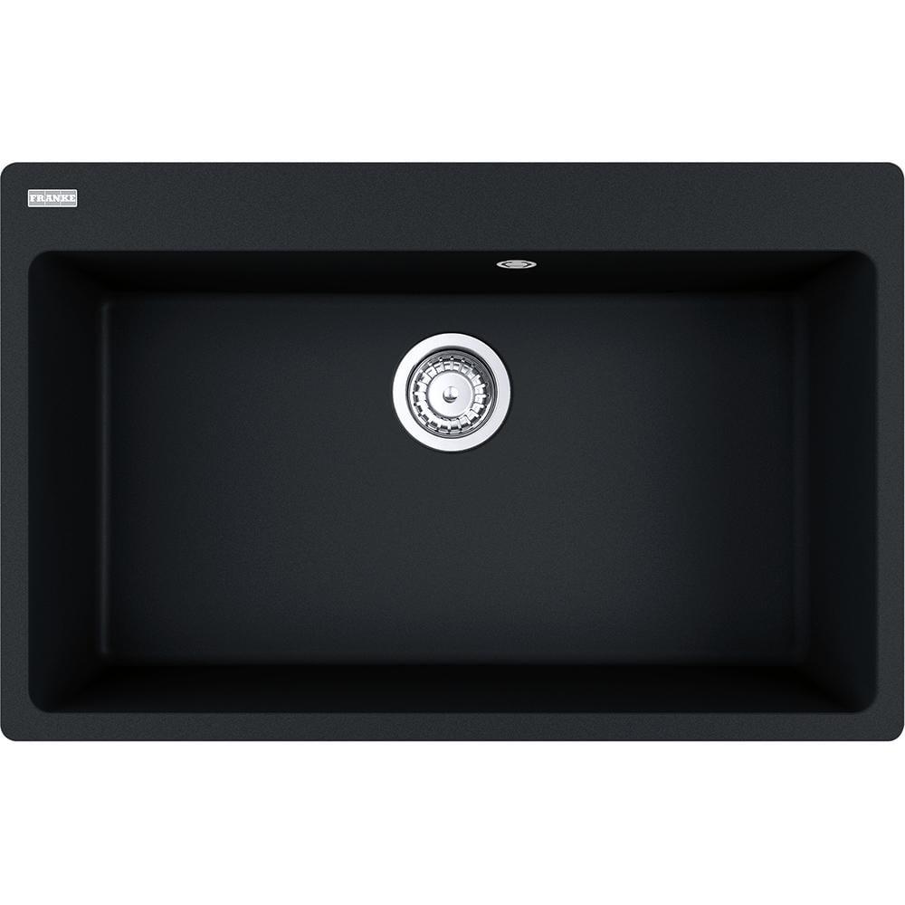 Мийка для кухні гранітна Franke Centro CNG 610-73 114.0630.415 врізна оборотна Онікс (5981087)