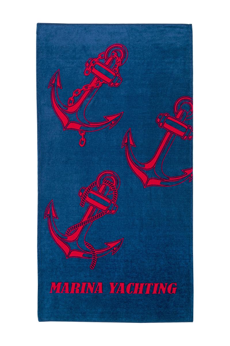 Полотенце Lotus пляжное Marina Yachting велюр 380 г/кв. м 75х150 см (11396162)