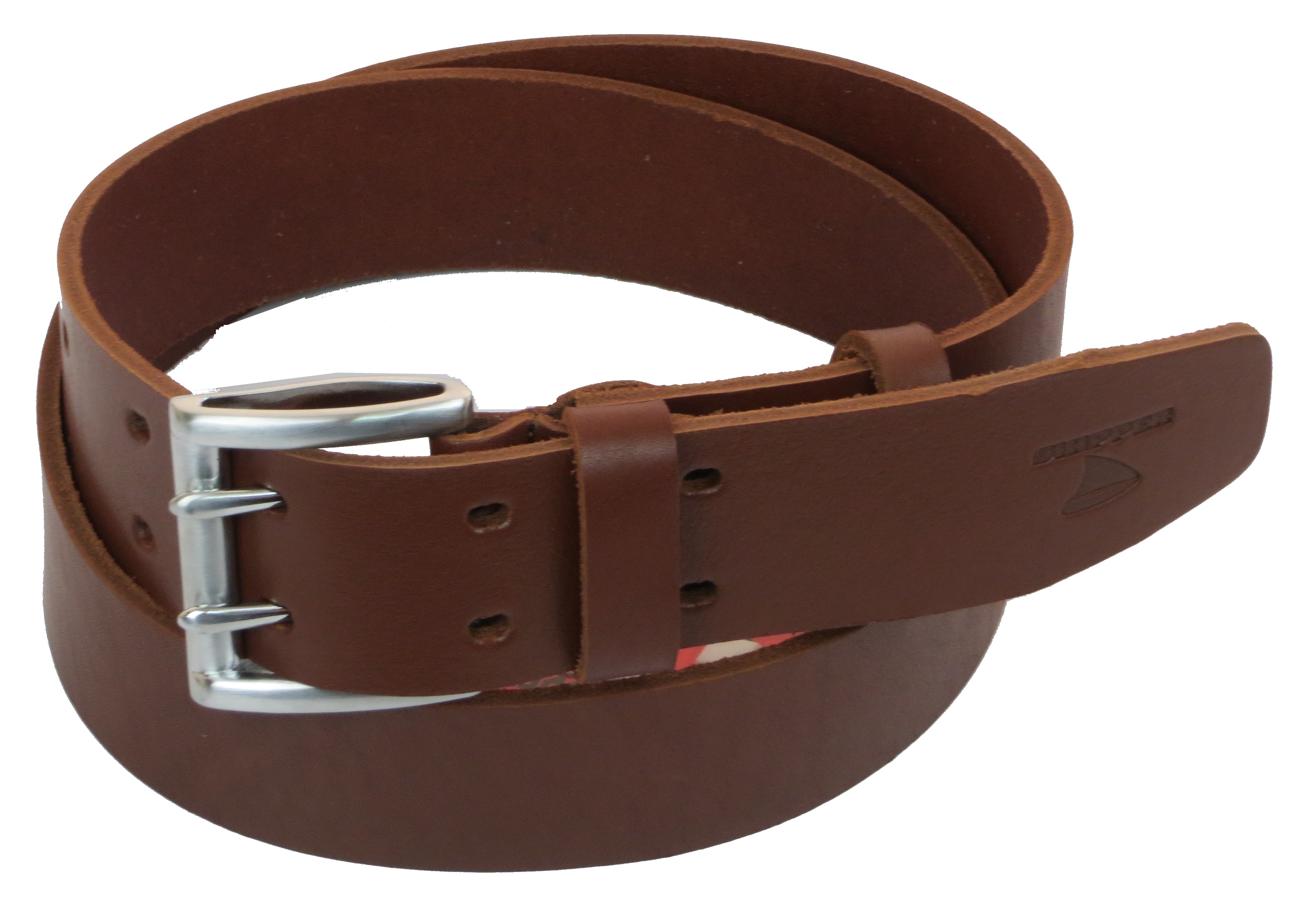 Ремень мужской Skipper кожаный Коричневый (1175-45)