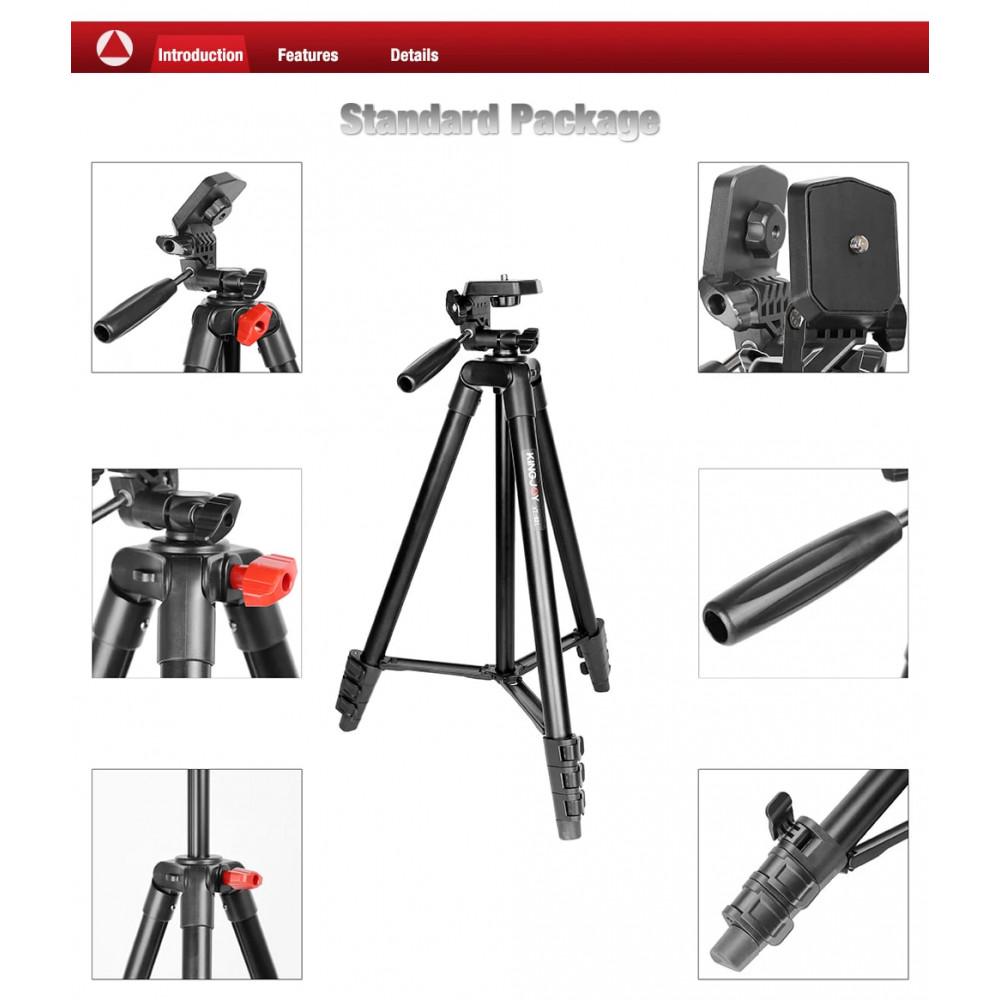 Штатив TaoTronics VT-831 Multifunctional Tripod Stand 1,35 м - фото 8