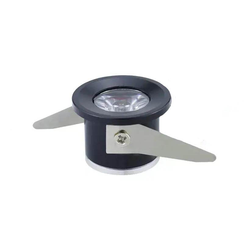 Светильник LED точечный встроенный 1W TS07 Черный