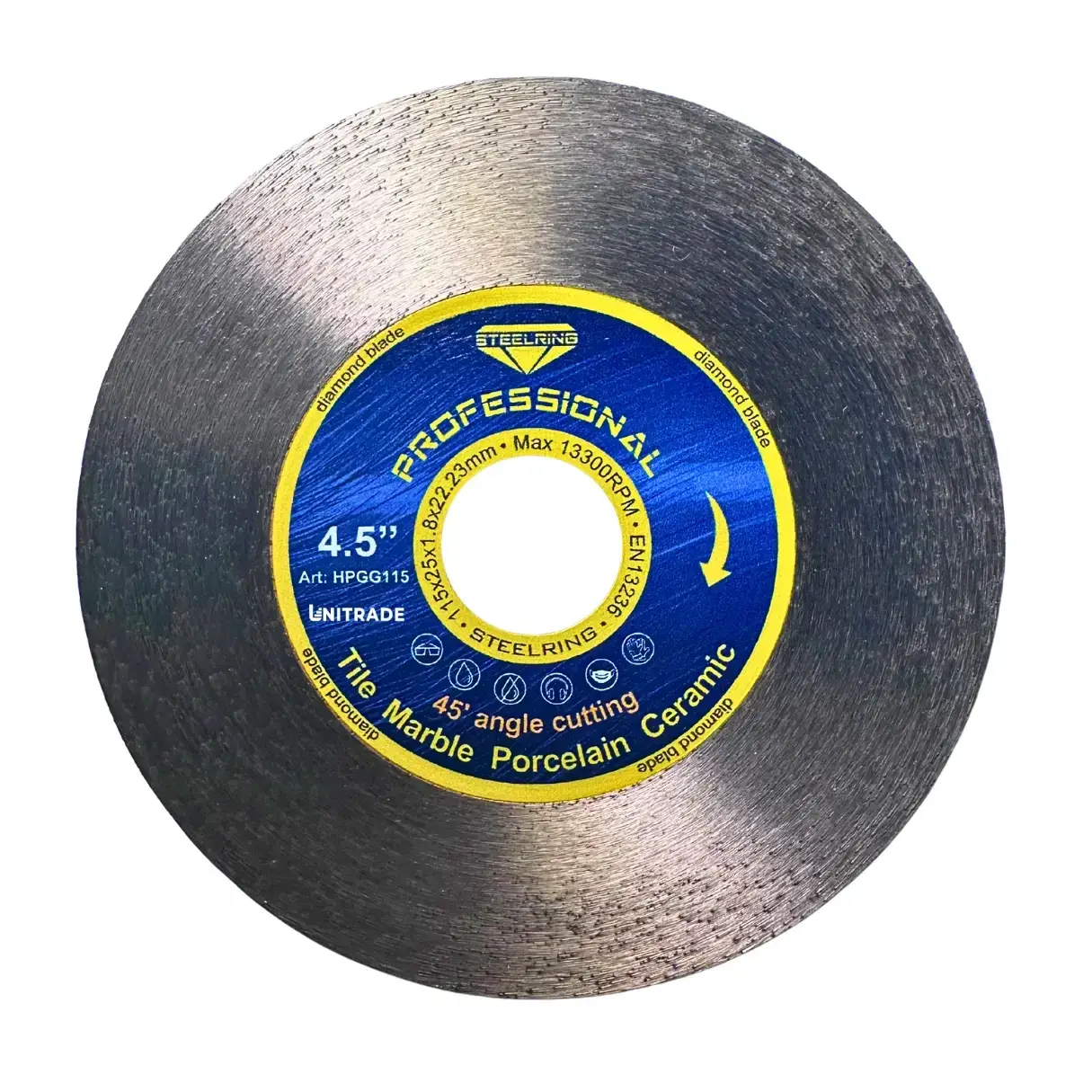 Диск алмазний шліфувальний STEELRING PROFESSIONAL 115х1,6 мм
