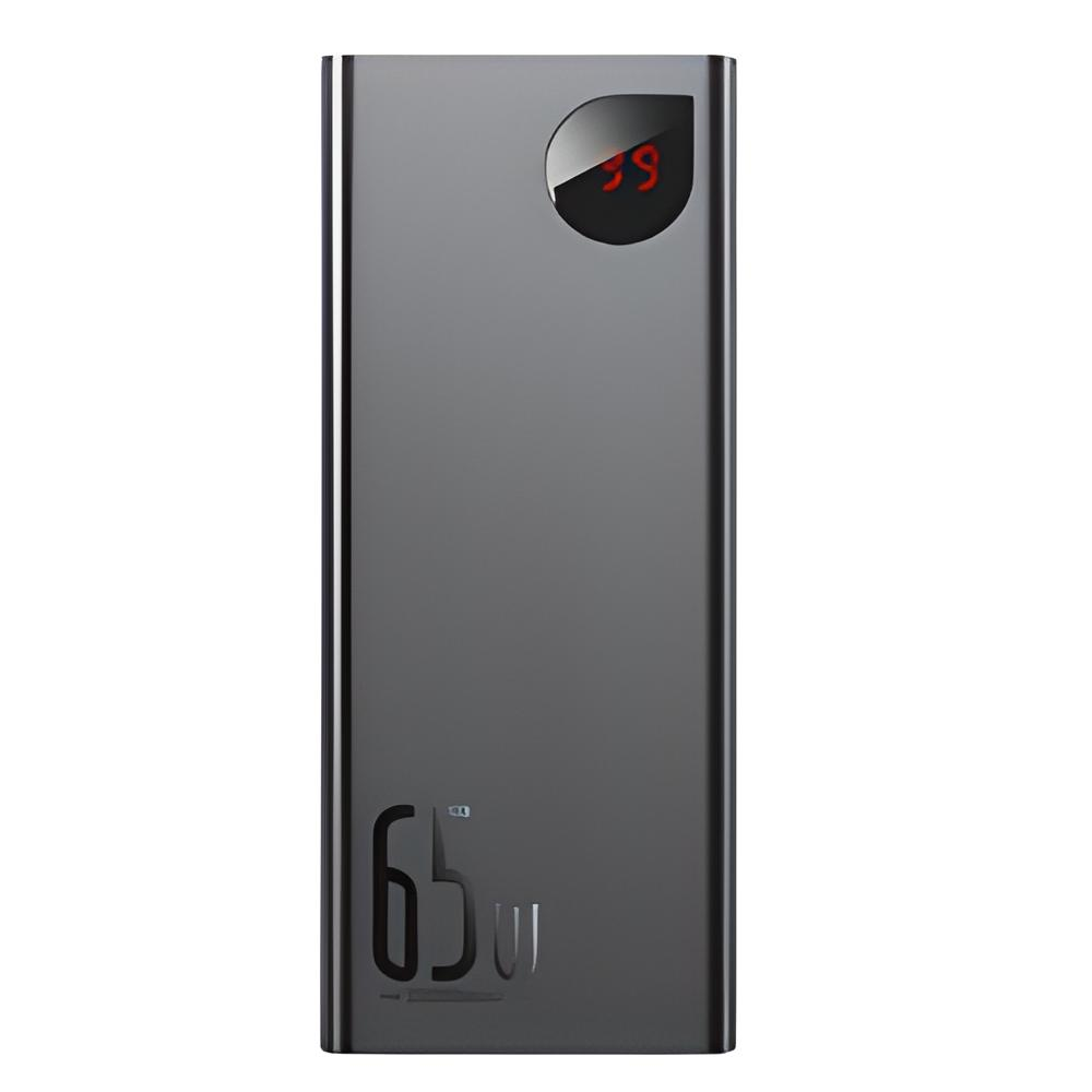 Портативное зарядное устройство BASEUS Adaman Metal Digital Display Quick Charge Ppimda-D03 20000 mAh Black (59360a9b)