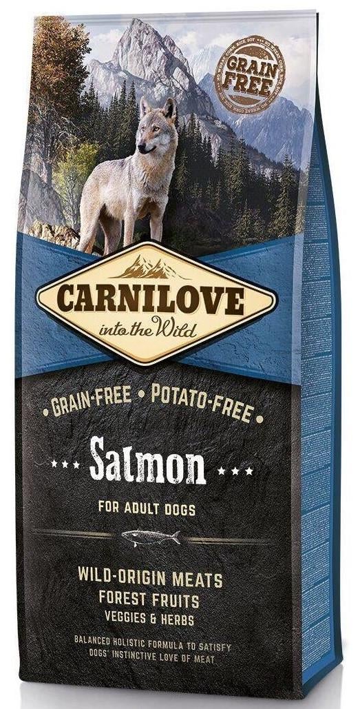 Корм беззерновий для собак усіх порід Carnilove Salmon з лососем 12 кг