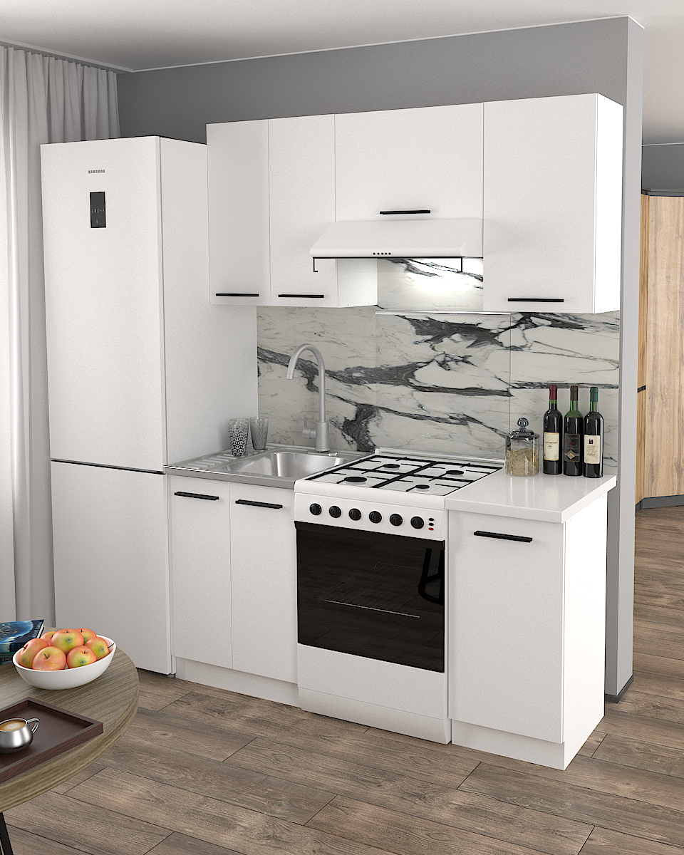 Кухонний набір Ліна 5 тумб у комплекті 1,6 м - фото 4 Кухонний набір Ліна 5 тумб у комплекті 1,6 м - фото 4