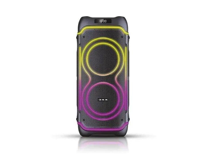 Портативна колонка ZXX 5530 80 Вт 2х8" Bluetooth/пульт/караоке/TWS/LED-підсвітка/2 радіомікрофони/акумулятор до 12 год (26bfd679)