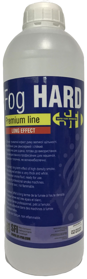 Рідина для дим машини SFI Fog Hard Premium 1 л