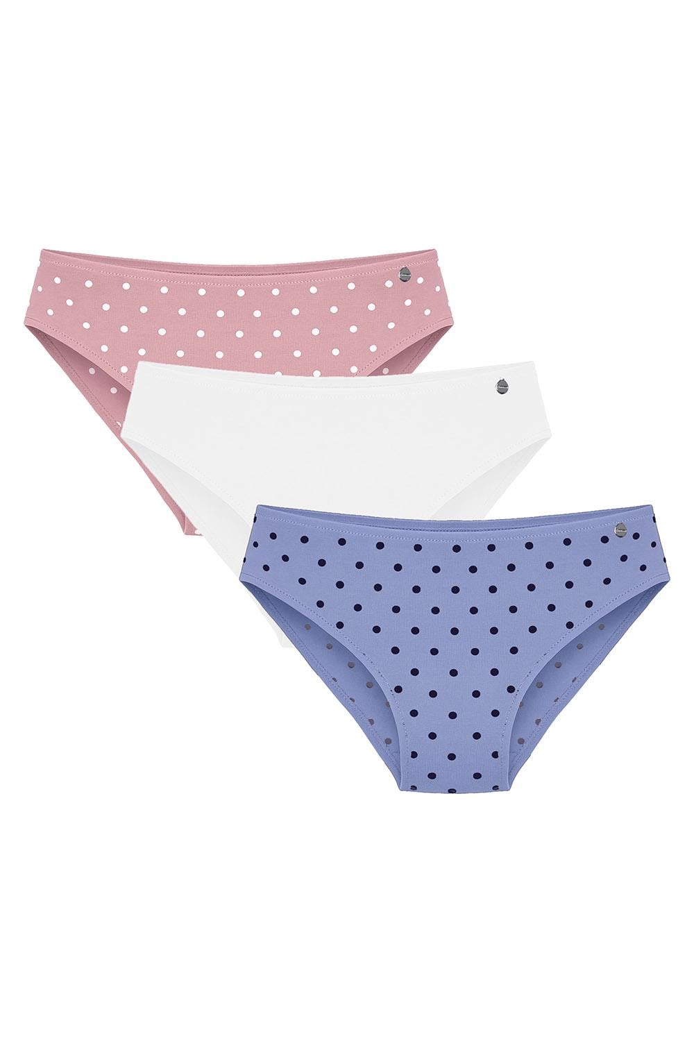 Трусики полька Kom 3 шт. р. 42 Белый (8682919165524)