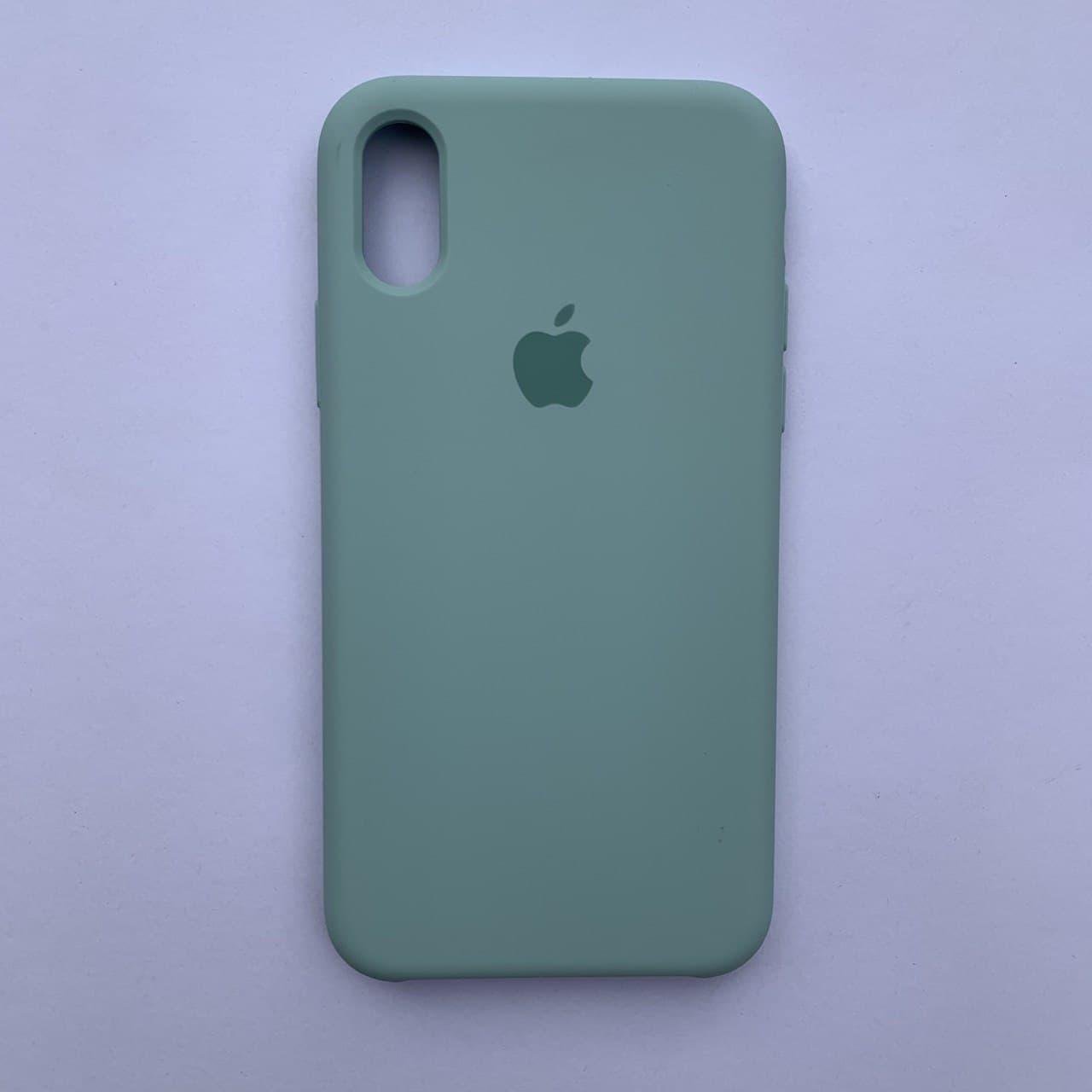 Чехол Silicone Case для Apple iPhone X, XS Ice Blue