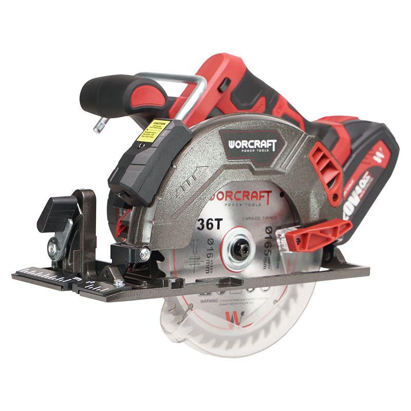 Дискова пилаакумуляторна безщіткова Worcraft CCS-S20LiB з акумулятором 4А та зарядним диск 165 мм (43293) - фото 2 Дискова пилаакумуляторна безщіткова Worcraft CCS-S20LiB з акумулятором 4А та зарядним диск 165 мм (43293) - фото 2