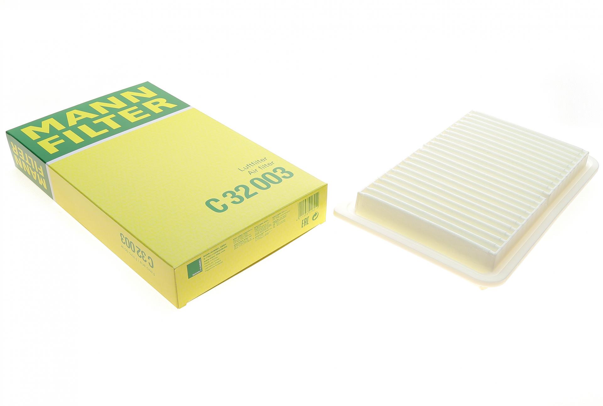 Фильтр воздушный Mann-Filter для Lexus RX 3,0 03-08/ES 3,0L 01-06/Toyota Camry 2,4 16V/3,0 V6 01-11/Highlander 00-07 (C 32 003)