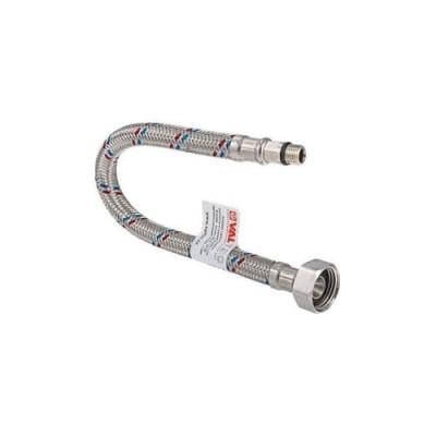 Гибкая подводка для смесителей М10х18-G1/2" 60 см гайка-штуцер нержавеющая сталь (VTf.003.IS.0418060)