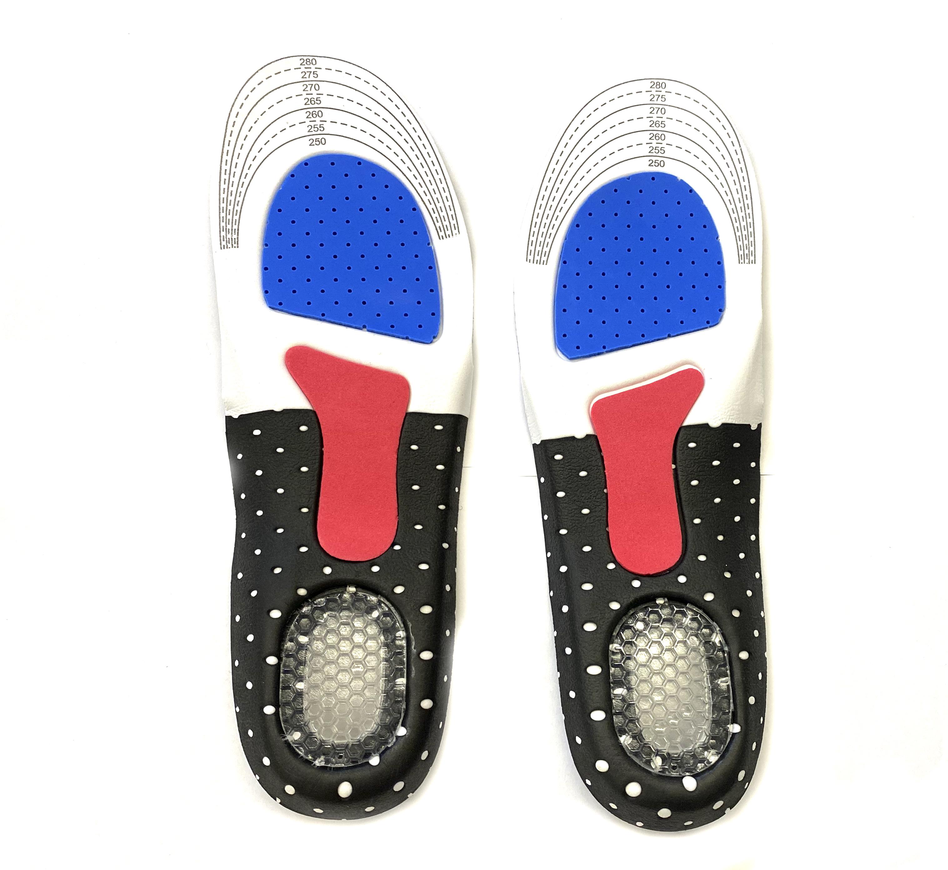 Ортопедические стельки с жестким супинатором и гелевой пяткой р. 39–43 (28283530)