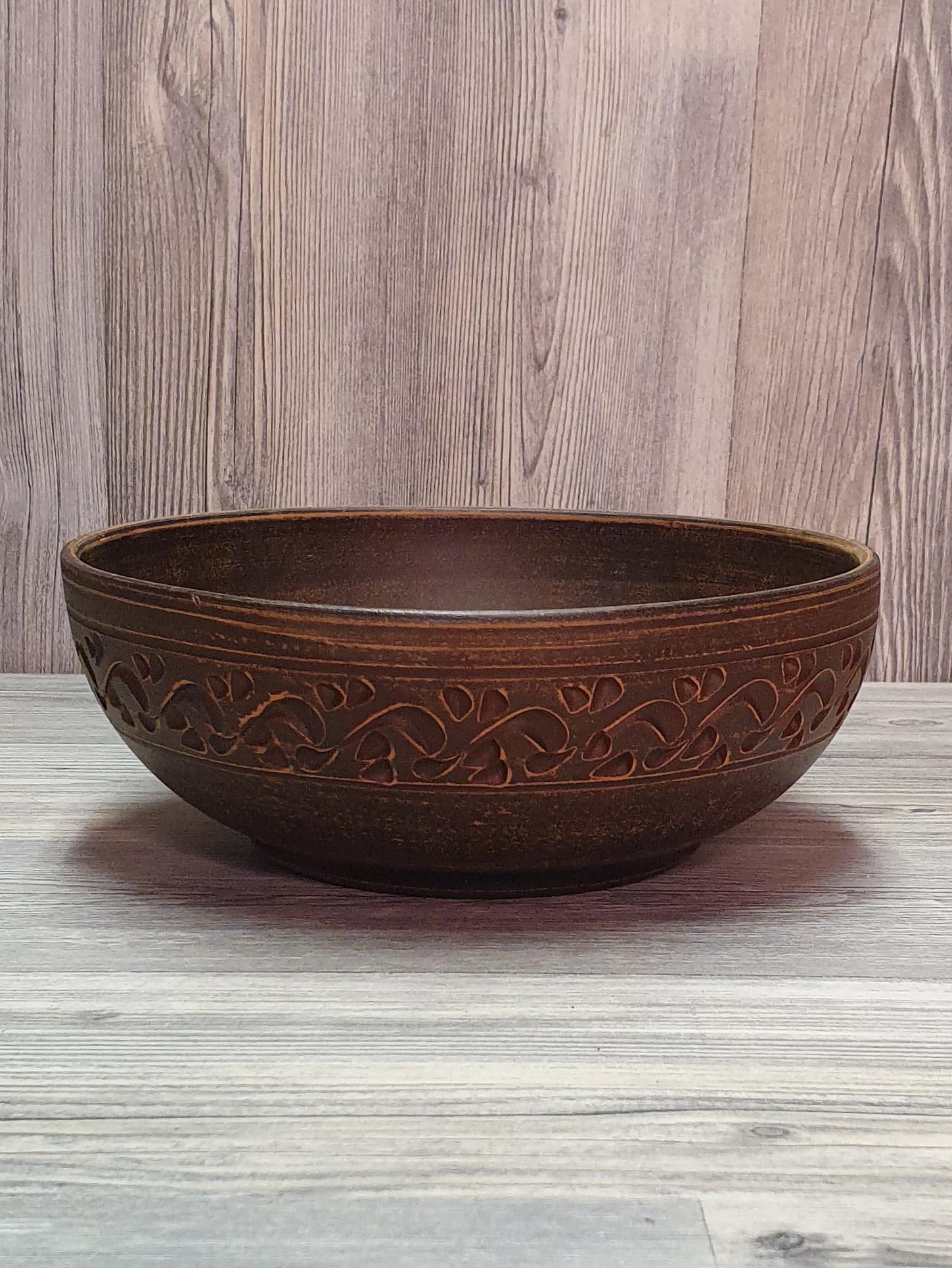 Миска из красной глины 0,7 л (5251) Миска из красной глины 0,7 л (5251)