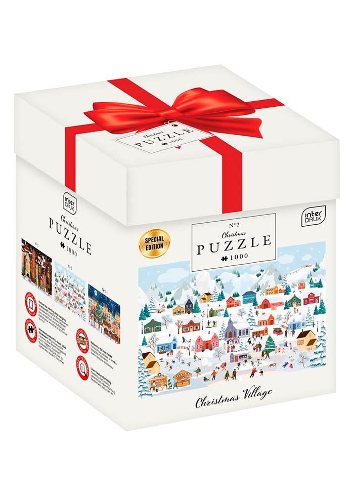 Пазли тришарові InterDRUK Christmas Village 1000 шт. (376282)