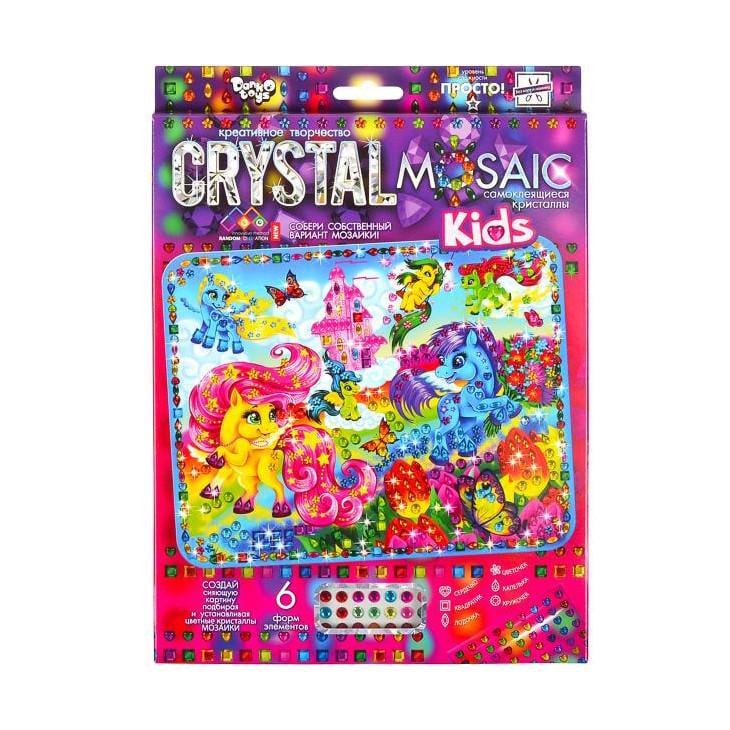 Набір креативної творчості Danko Toys Kids Crystal Mosaic CRMk-01-01 6 форм ел. (RLT46938) Набір креативної творчості Danko Toys Kids Crystal Mosaic CRMk-01-01 6 форм ел. (RLT46938)