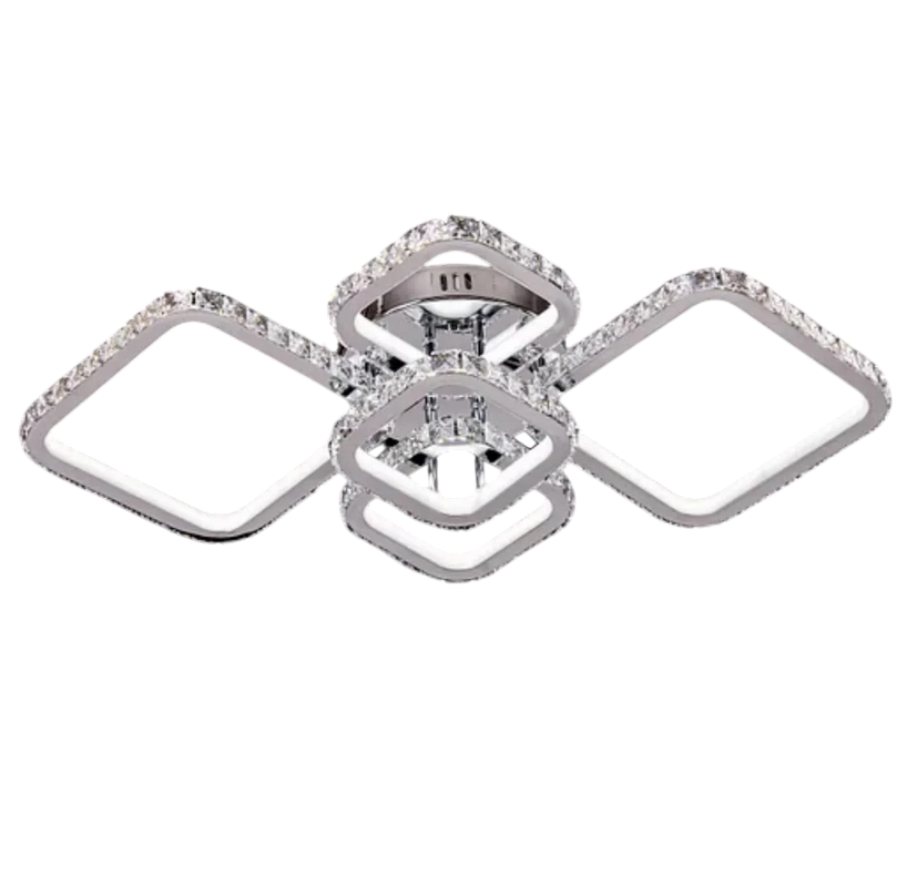 Люстра хрустальная Svet SY-7942/2/3 CR dimmer с пультом 250W (2579163866)