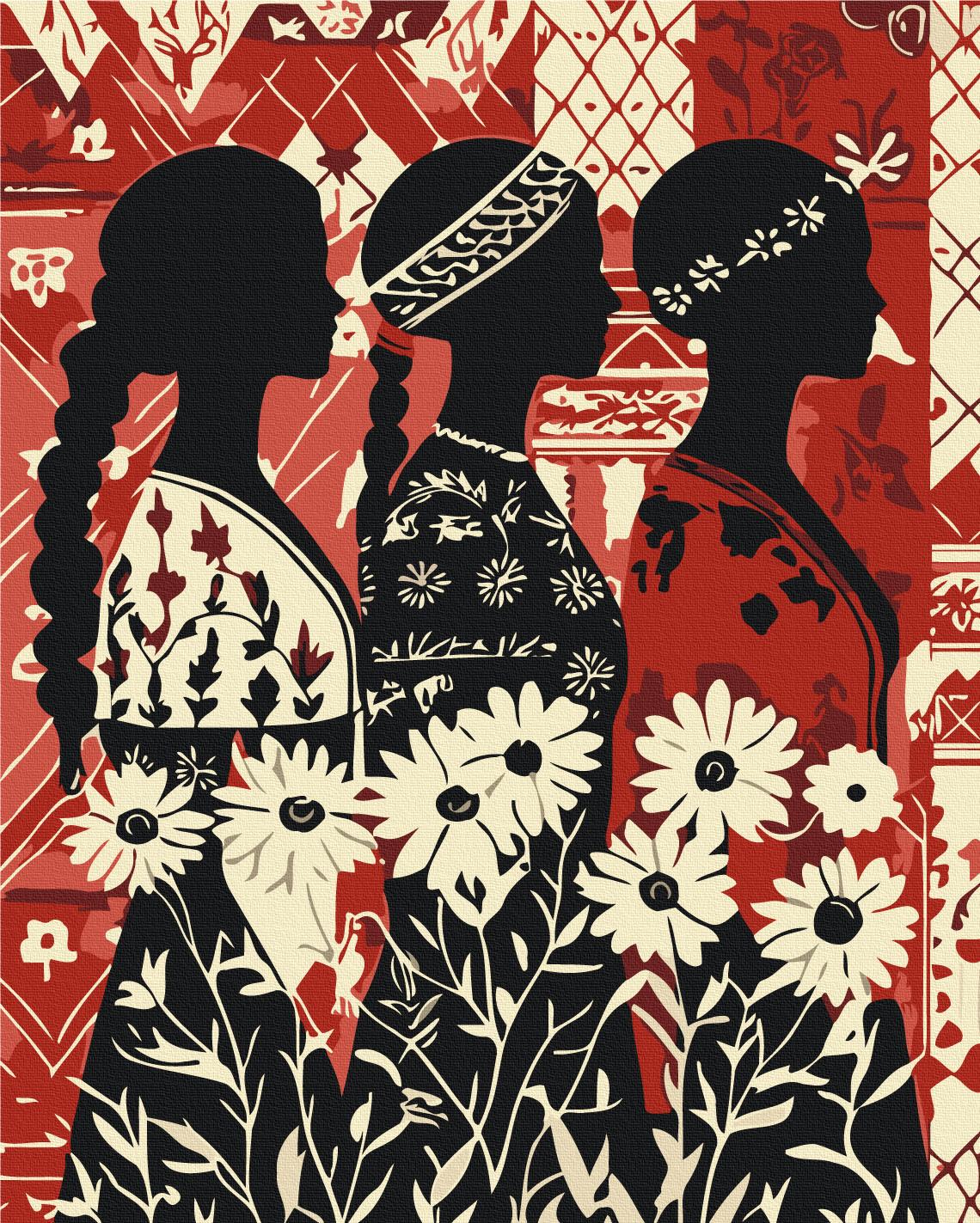 Картина за номерами Brushme Квітуча єдність 40x50 см (BS54378) Картина за номерами Brushme Квітуча єдність 40x50 см (BS54378)