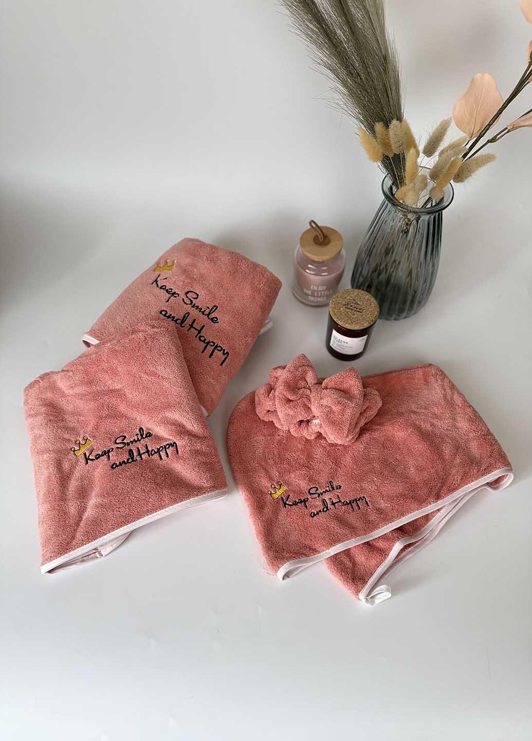 Подарочный набор полотенец из микрофибры Коралловый (53-2) - фото 4 Подарочный набор полотенец из микрофибры Коралловый (53-2) - фото 4